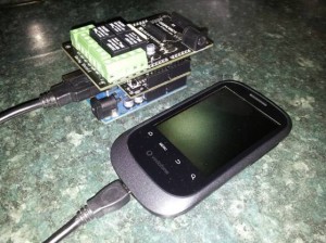 Android connected to Arduino