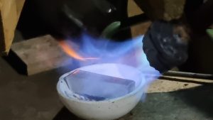 Melting pewter is very easy!